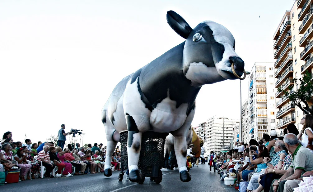 Brotóns la granja vaca cort disfraz cabalgata