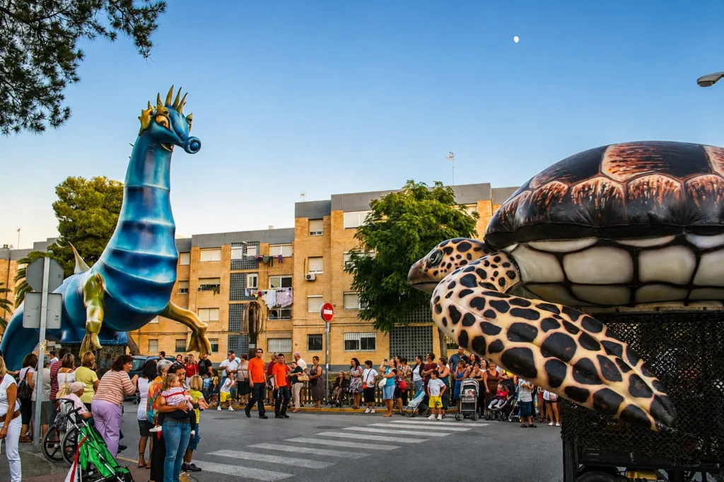 Brotóns Oceanía banner caballito mar tortuga desfile cabalgata